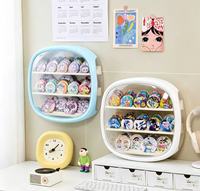 Vitrine murale Hot Choice pour figurines et modèles de collection avec couvercle transparent anti-poussière
