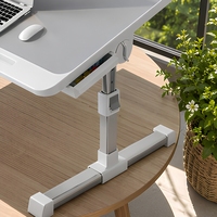 Bureau d'ordinateur portable pliable avec pieds pliables pour économiser de l'espace, pour canapé, fauteuil et lit - Support ergonomique confortable
