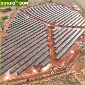 Système de montage de centrale solaire photovoltaïque à grande échelle, système de fondation à vis de terre, construction de grande centrale solaire - Product Image 4
