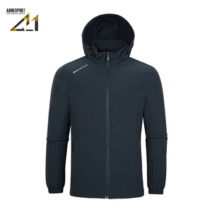 Veste imperméable à capuche pour homme Aonesport, en polyester et nylon, coupe classique, exploration urbaine, streetwear - Product Image 2