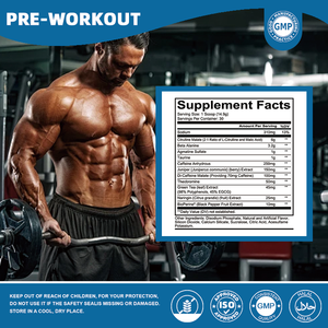 Polvo Energético Pre-Entrenamiento de Marca Privada OEM con Beta-Alanina, Creatina y Aminoácidos para Rendimiento Deportivo y Resistencia 480g - Product Image 2