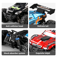 Professionnel 1:18 échelle à piles 35 km/h télécommande voiture tout-terrain haute vitesse 2.4g 4wd Rc dérive voiture de course jouet pour les enfants
