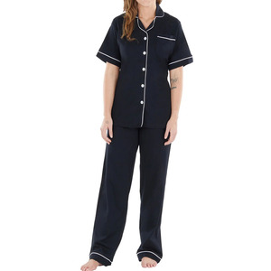 Set <span class=keywords><strong>pigiama</strong></span> in <span class=keywords><strong>cotone</strong></span> da <span class=keywords><strong>donna</strong></span> set <span class=keywords><strong>pigiama</strong></span> e pantaloni personalizzati a maniche corte - Product Image 1