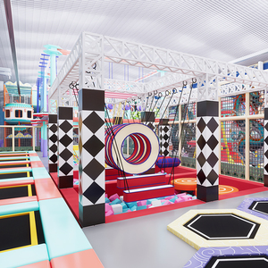 Parque Infantil Interior Personalizado con Temática de Dragón Chino Tradicional, Castillo de Juegos con Tobogán - Product Image 2