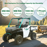 Véhicules tout-terrain 4x4 LVTONG, camion de ferme, camion de montagne, quad électrique UTV pour adultes avec batterie au lithium longue durée