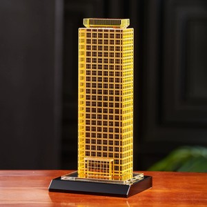 Cao Cấp Tùy Chỉnh Thực Hiện Hiện Đại Tinh Thể Xây Dựng Kiến Trúc Mô hình Kinh Doanh Sang Trọng Quà Tặng Cho Công Ty Sự Kiện Nhà Máy Bán Buôn - Product Image 4