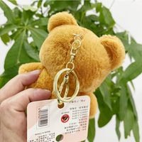 Mignon peluche dessin animé mignon belle peluche jouet nouveau mignon ours luxe personnalisé peluche voiture porte-clés animaux jouets pour filles