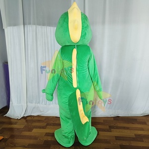Funtoys Customized Adult Green <strong>Dinosaur</strong> Mascot <strong>Costume</strong> Monster Crocodile Plush Fursuit Christmas Fancy Dress Halloween - Product Image 3