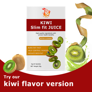 OEM ODM KIWI Slim Fit Juice Drink with Herbal <b>Blend</b> Straw Convenient Ready To Drink Packaging For Adults - Product Image 3