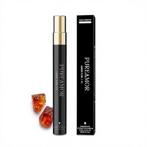 Perfume con Feromonas PUREAMOR para Mujer, Amber Noir Eau de <span class=keywords><strong>Parfum</strong></span>, Aroma a Vainilla de Larga Duración, 30% de Alta Concentración, Tamaño de Viaje - Product Image 1