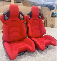 JBR1085 Sièges baquets de course en cuir PVC de haute qualité, station de jeu de simulation en carbone élégante, pratique et personnalisée, voitures de luxe