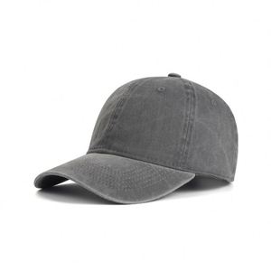 Casquette de baseball vintage délavée et vieillie, non structurée, à 6 panneaux, pour l'extérieur, les voyages, protection solaire, avec logo brodé personnalisé - Product Image 5