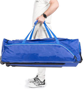 Wholesale High Quality Heavy Duty Large Capacity Trolley Roller Sports <b>Duffel</b> <b>Bags</b> Professional Cricket Kit <b>Bag</b> With <b>Wheels</b> - Product Image 3