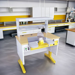 Poste <span class=keywords><strong>de</strong></span> travail <span class=keywords><strong>de</strong></span> <span class=keywords><strong>technicien</strong></span> dentaire moderne pratique Table <span class=keywords><strong>de</strong></span> travail dentaire en métal bien conçue pour les laboratoires d'hôpital <span class=keywords><strong>scolaire</strong></span> Oral - Product Image 3