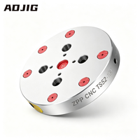 Plaque de fixation à point zéro ZPP TS52 170, base à changement rapide, palette de maintien d'outils CNC pour centres d'usinage à 5 axes