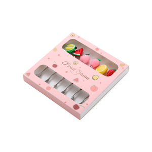 Fruit Show Stainless Steel Spoon And <b>Fork</b> Set Cartoon Fruit Design Reusable <b>Dessert</b> Utensils For Adults - Product Image 3