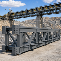 Conjunto de Estructura de Canal para Transportador Directo de Fábrica |   Fabricación de Acero Soldado de Alta Resistencia para el Transporte de Materiales a Granel