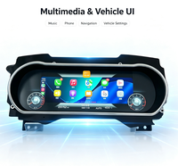 Nouveau tableau de bord numérique de haute qualité pour voiture, écran LCD 12,3 pouces, groupe d'instruments, mode tout-terrain, compteur de vitesse, Jeep Wrangler