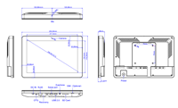 AT101CH OEM Suministro de fábrica 10 pulgadas Android Tablet PC para negocios Señalización digital POE Pantalla de montaje en pared Nuevo producto