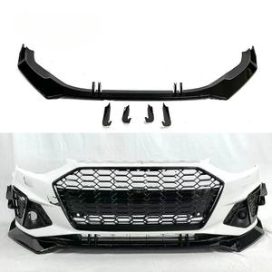 สำหรับ <span class=keywords><strong>Audi</strong></span> <span class=keywords><strong>A4</strong></span> B9.5 RS4 2020 2021 <span class=keywords><strong>2022</strong></span>ด้านหน้า Lip Fin Splitters - Product Image 3