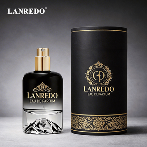 OEM Custom Matte Black Glass Spray <strong>Bottle</strong> 50ml 100ml Mountain Bottom Heavy Base Empty Perfume <strong>Bottle</strong> Eco-friendly Leak-proof Box - Product Image 2