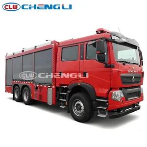 Camion de Commande Incendie Howo 21 Tonnes à Trois Essieux, Transmission Manuelle 10 Vitesses, Véhicule Mobile d'Urgence Personnalisé pour la Lutte Contre les Incendies à Vendre - Product Image 6