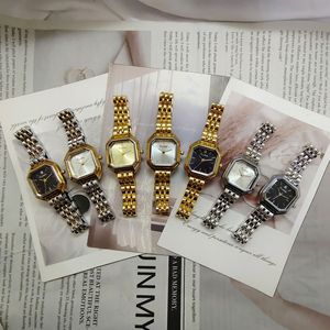 Montre élégante pour femme à cadran polygonal, montre-bracelet à quartz haut de gamme de niche, montre pour étudiante. - Product Image 5