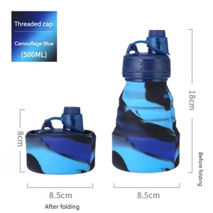 Source Factory Modern Food-grade Stainless Steel Vacuum Leak-proof Collapsible Sports Water Bottle Outdoor Travel Cup - Product Image 3