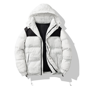 2024 hiver <span class=keywords><strong>orignal</strong></span> recadrée doudoune manteau coton hommes à capuche 4Xl grande <span class=keywords><strong>taille</strong></span> surdimensionné Streetwearvestes pour hommes vêtements - Product Image 2