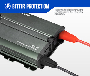 ATEM POWER onduleur portable 3000W 3kw 24v 110v 12v à 220v inventeurs onduleur solaire à onde sinusoïdale pure hors réseau - Product Image 3