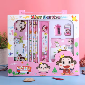 Material Escolar al por Mayor OEM, Juego de Papelería Creativa con Diseño de Conejo, Caja de Regalo para el Regreso a Clases, Regalo Grande para Estudiantes de Primaria - Product Image 6