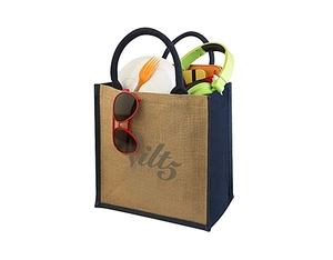 Customized Jute Tote <b>Bag</b> Promotional <b>Gift</b> Shopping <b>Bag</b> Logo Printing Magnetic Snap Closure Zipper Pocket Durable Recycled - Product Image 3