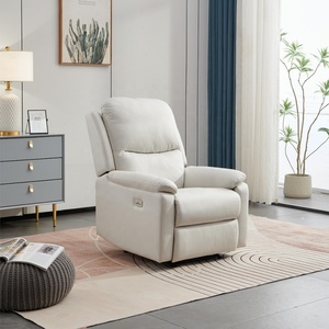 Creamy White Color Recliner Toddler Couch Electric Rocking Chair Functional <b>Sofa</b> Swing Design Office Chair Wholesale Chair - Product Image 5
