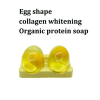 Savon Visage au Collagène et Glutathion Marque Blanche, Savon Éclaircissant au Jaune d'Œuf, Savon Original à l'Œuf