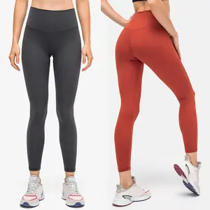 2023 nouveauté OEM leggings contrôle du ventre doux taille haute entraînement Sport Yoga pantalon Fitness Gym Leggings pour les femmes