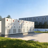 Sistema de Almacenamiento de Energía LiFePO4 Comercial e Industrial Wattzing de 261 kWh y 125 kW, Compatible con Red Híbrida, Protección IP54