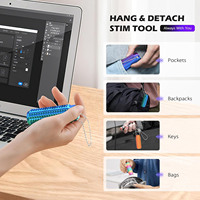Jouet anti-stress tactile imprimé en 3D, rouleau de massage pour la paume, en filament PLA soyeux, porte-clés, décompression de bureau, soulagement du stress, vente en gros