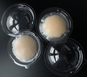 VORO Magic Self-adhesive Silicone Reusable Invisible <strong>Nipple</strong> Cover Flower <strong>Shape</strong> Round <strong>Shape</strong> Waterproof Breathable &amp; Seamless - Product Image 2