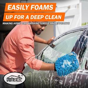 Guante de Microfibra para Lavado de Autos Moissic, Altamente Absorbente, Doble Cara, para Lavado y Detallado de Autos, Modelo 26031918 - Product Image 4