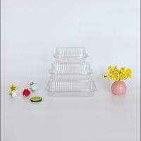 Elegante Einweg-Plastik-Sushi-Box für Catering-Partys und Mahlzeiten zum Mitnehmen