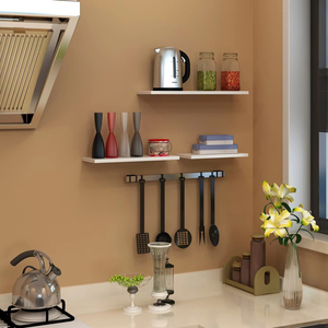<span class=keywords><strong>Étagère</strong></span>s murales flottantes en bois pour solution de rangement mural, <span class=keywords><strong>étagère</strong></span> flottante en MDF pour organisateur d'<span class=keywords><strong>étagère</strong></span>s murales - Product Image 4