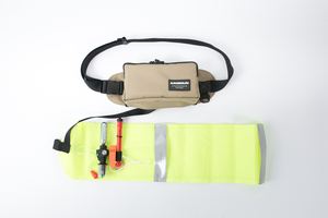 Cinturón de cintura inflable, salvavidas, PFD, Air CO2, color azul oscuro, CQYD-IV-100N - Product Image 6