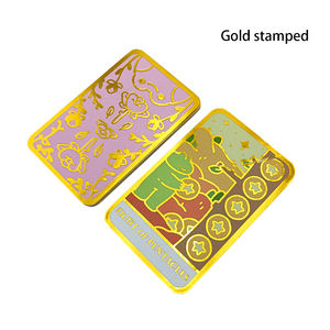 Sesiones <span class=keywords><strong>de</strong></span> adivinación impresas personalizadas, lujosa y elegante hoja <span class=keywords><strong>de</strong></span> oro <span class=keywords><strong>de</strong></span> dibujos animados, 79 <span class=keywords><strong>cartas</strong></span> <span class=keywords><strong>de</strong></span> Tarot, guía hecha <span class=keywords><strong>de</strong></span> Material <span class=keywords><strong>de</strong></span> papel duradero - Product Image 2