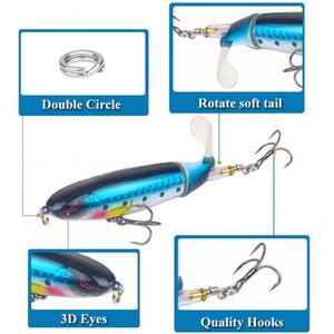 Leurre de pêche au bar flottant Whopper Plopper 13g 15g 35g pour la pêche en eau douce, au cabillaud et en mer depuis bateau - Offre Spéciale - Product Image 3