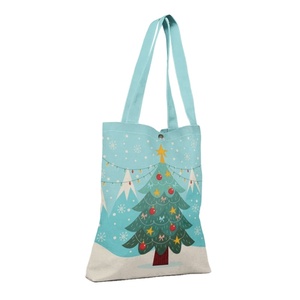 Bolsa de Lona Personalizada con Estampado Completo, Bolso de Mano con Diseño Artístico, Bolso de Hombro con Impresión Digital, Bolsa de Compras Reutilizable - Product Image 2