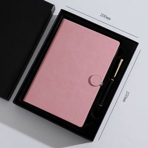 Set de Regalo de Cuaderno con Logotipo Personalizado, Estampado en Caliente Dorado/Plateado, Diario A5, Caja, Agenda sin Fecha, Páginas Rayadas, Cuaderno de Tapa Dura con Bolígrafo - Product Image 4
