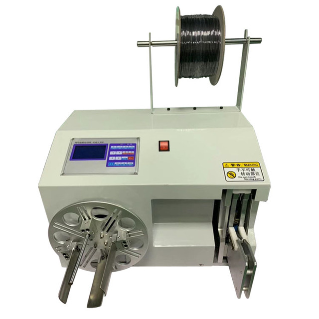 Automatic Cable Wire Winding and Tying Machine, Cable Coiling and Bundling Machine