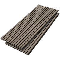 Panel Acústico de Listones de Madera, Chapa de Roble Natural, MDF, Absorbente de Sonido, Akupanel para Paredes y Techos de Hoteles y Oficinas