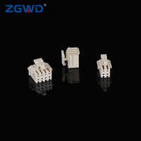 Connecteur mâle double rangée avec bornes, pas de 2,0 mm, pour PCB, avec boîtier d'adaptation à encliquetage PHB beige, certifié 750C pour fil chauffant