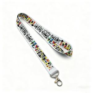 JXSSL1001 Benutzer definierte Logos Beidseitiger Druck Leichte wasch bare Stoff farbstoff sublimation Glattes <span class=keywords><strong>Lanyard</strong></span> für Sportteams Clubs - Product Image 2